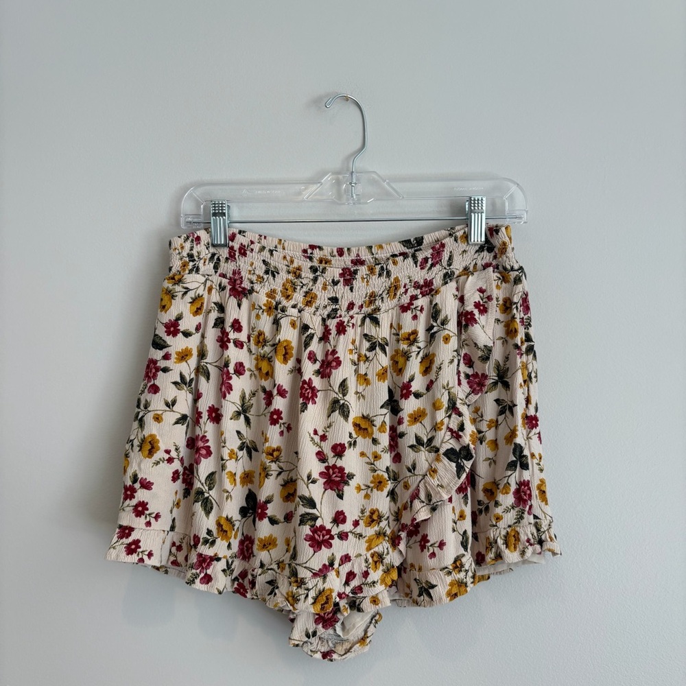 American Eagle Outfitters Floral High Waist Shorts